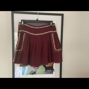 Isabel Marant linen mini skirt